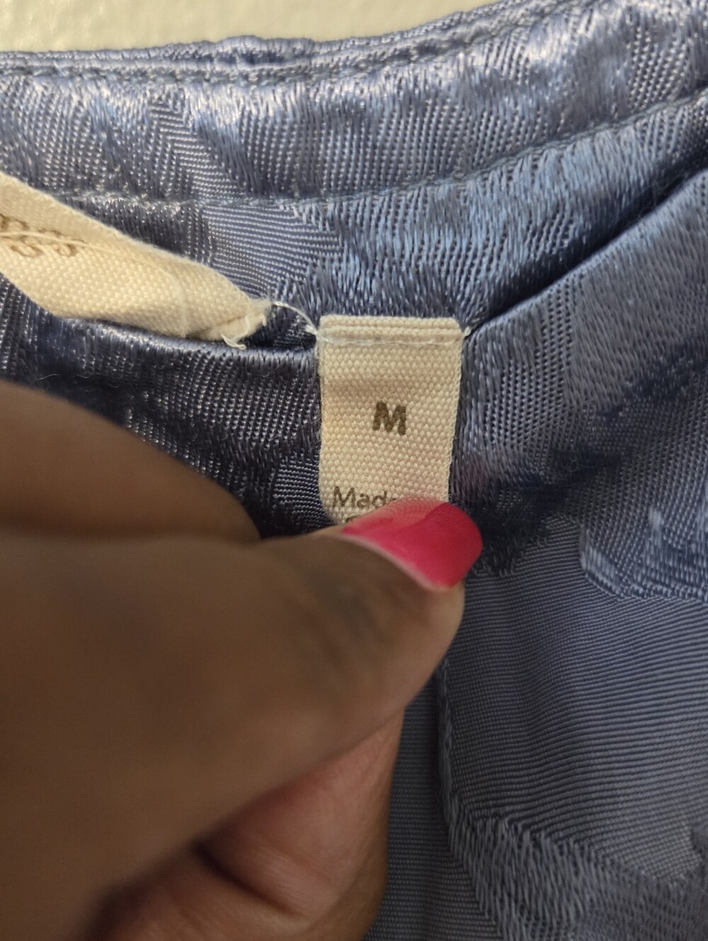 Soft Surroundings Women's Blue Claramay Boho Fairy Embroidered Midi Skirt. Sz M - Picture 7 of 8